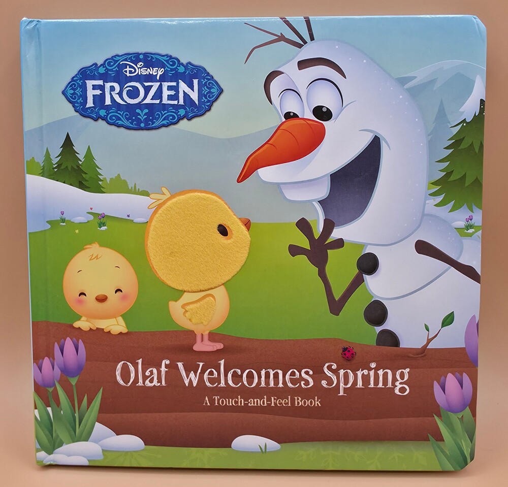Olaf Welcomes Spring Hardcover Book Disney Frozen